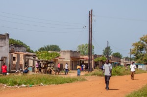 Power Lines installed but not live yet in Kamdini